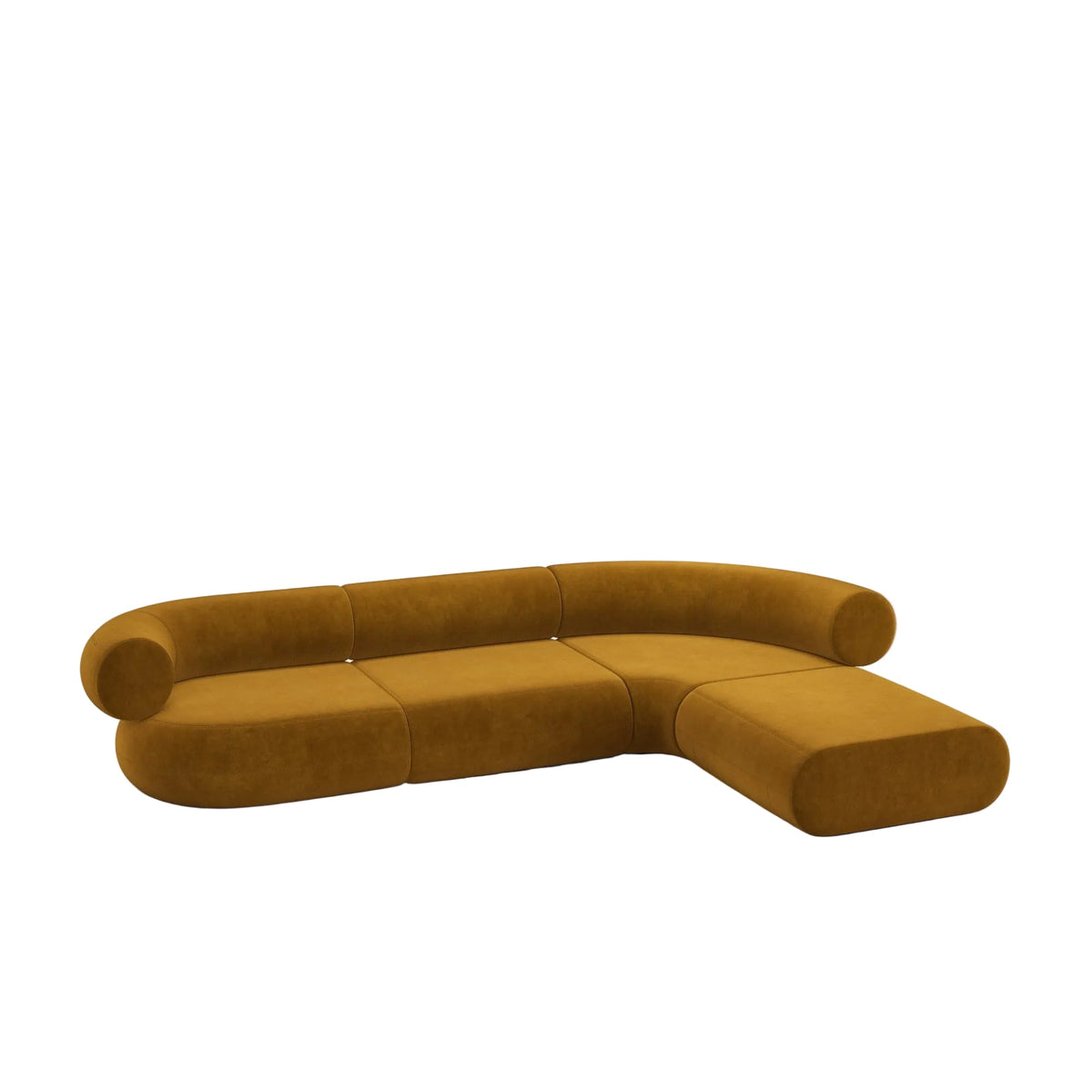 Fat L-Shaped Modular Sofa