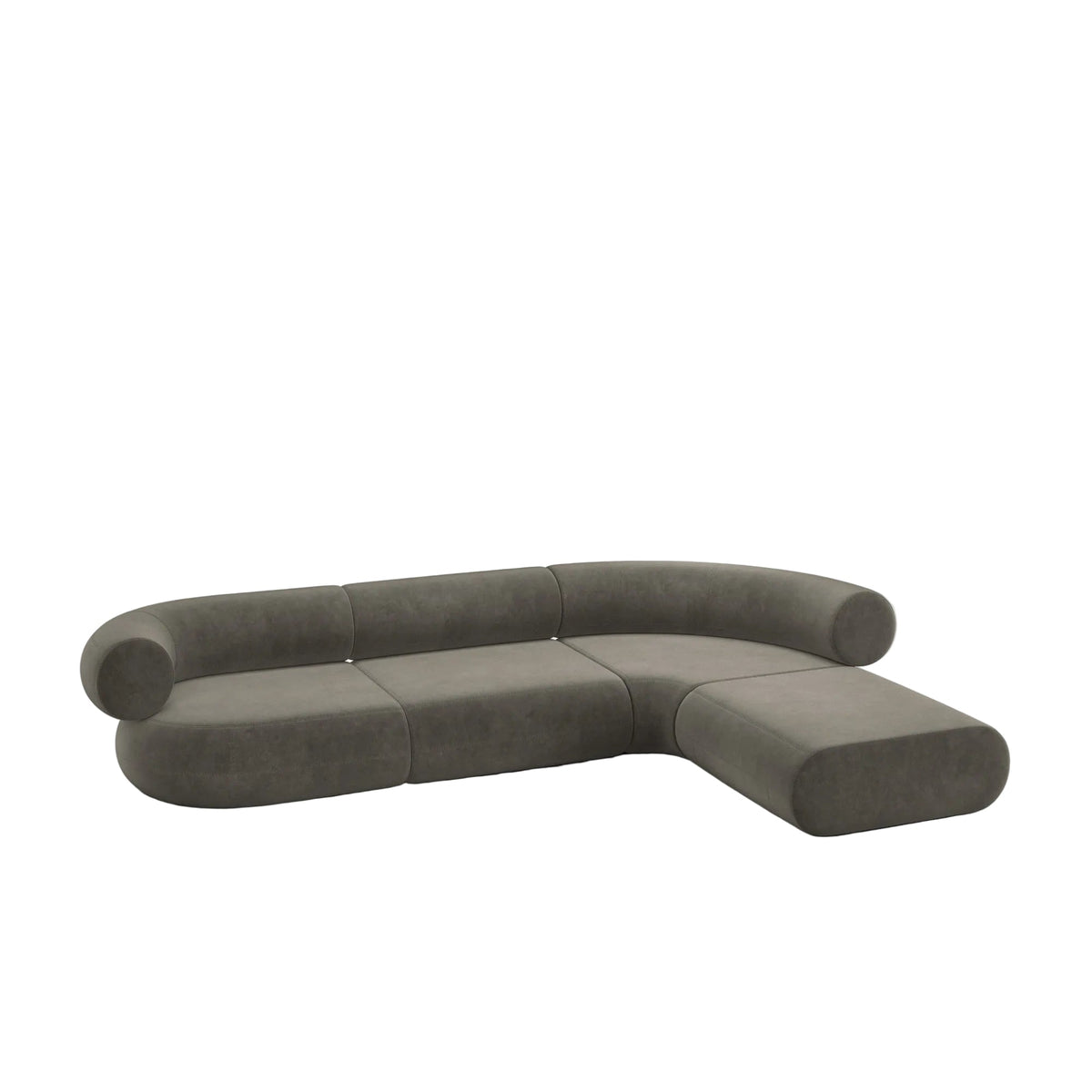 Fat L-Shaped Modular Sofa