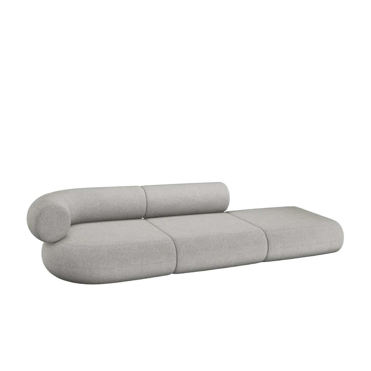 Fat Left Arm Backrest Modular Sofa