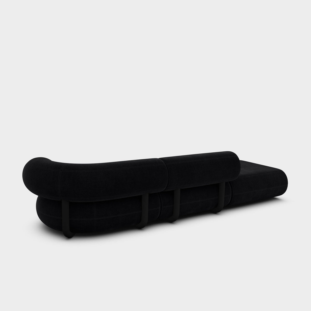 Fat Left Arm Backrest Modular Sofa