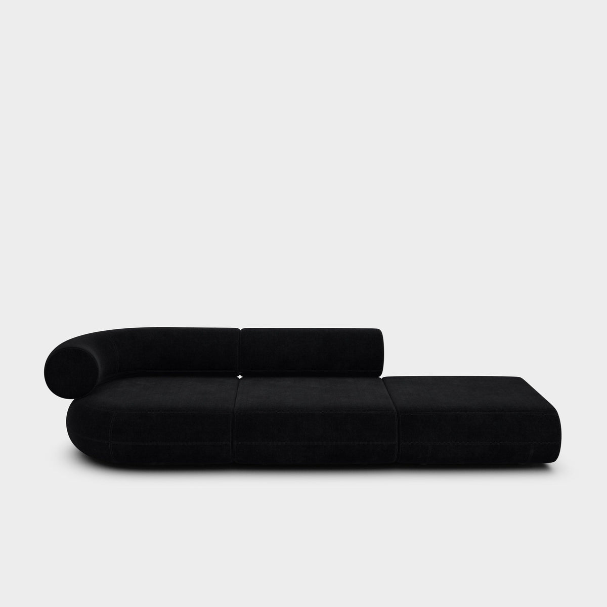 Fat Left Arm Backrest Modular Sofa