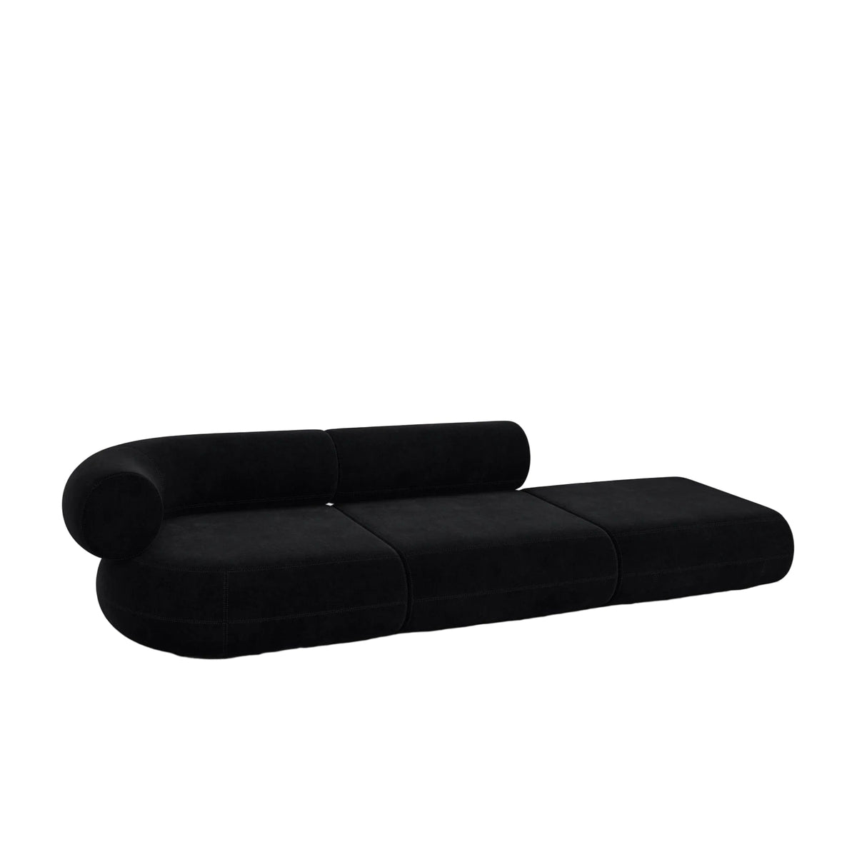 Fat Left Arm Backrest Modular Sofa