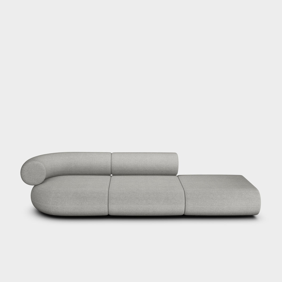 Fat Left Arm Backrest Modular Sofa