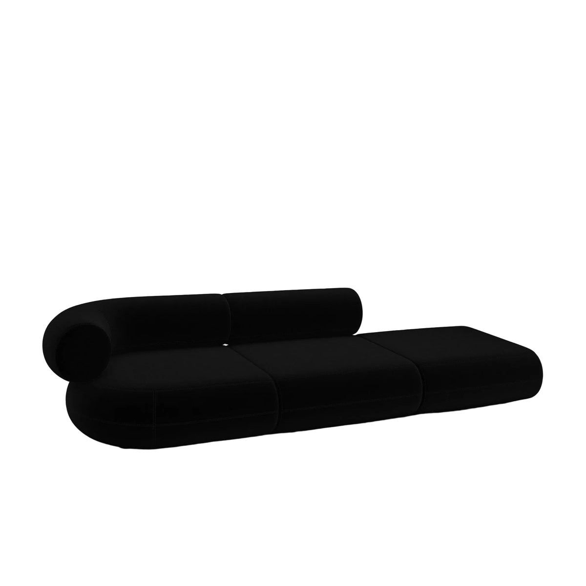 Fat Left Arm Backrest Modular Sofa