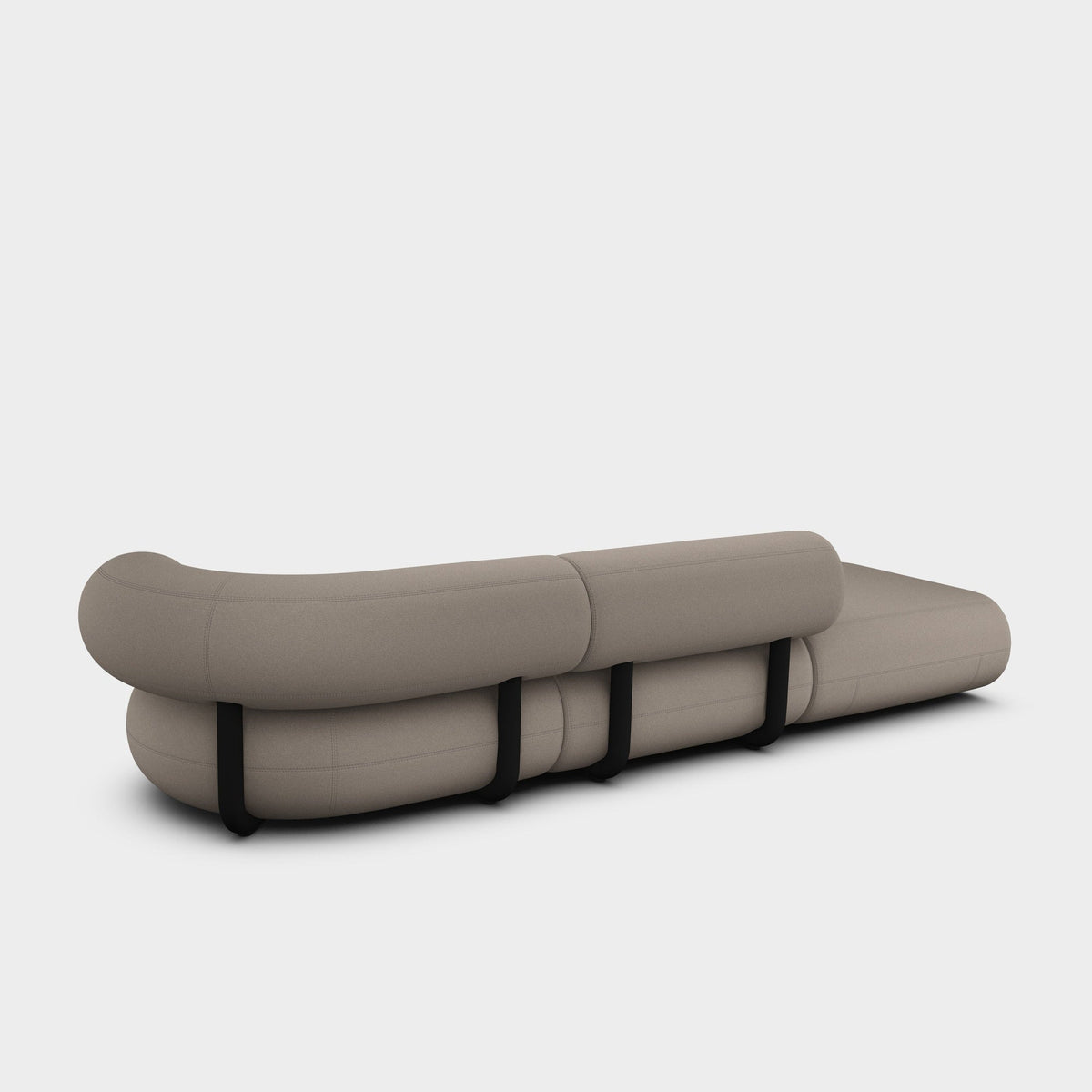 Fat Left Arm Backrest Modular Sofa