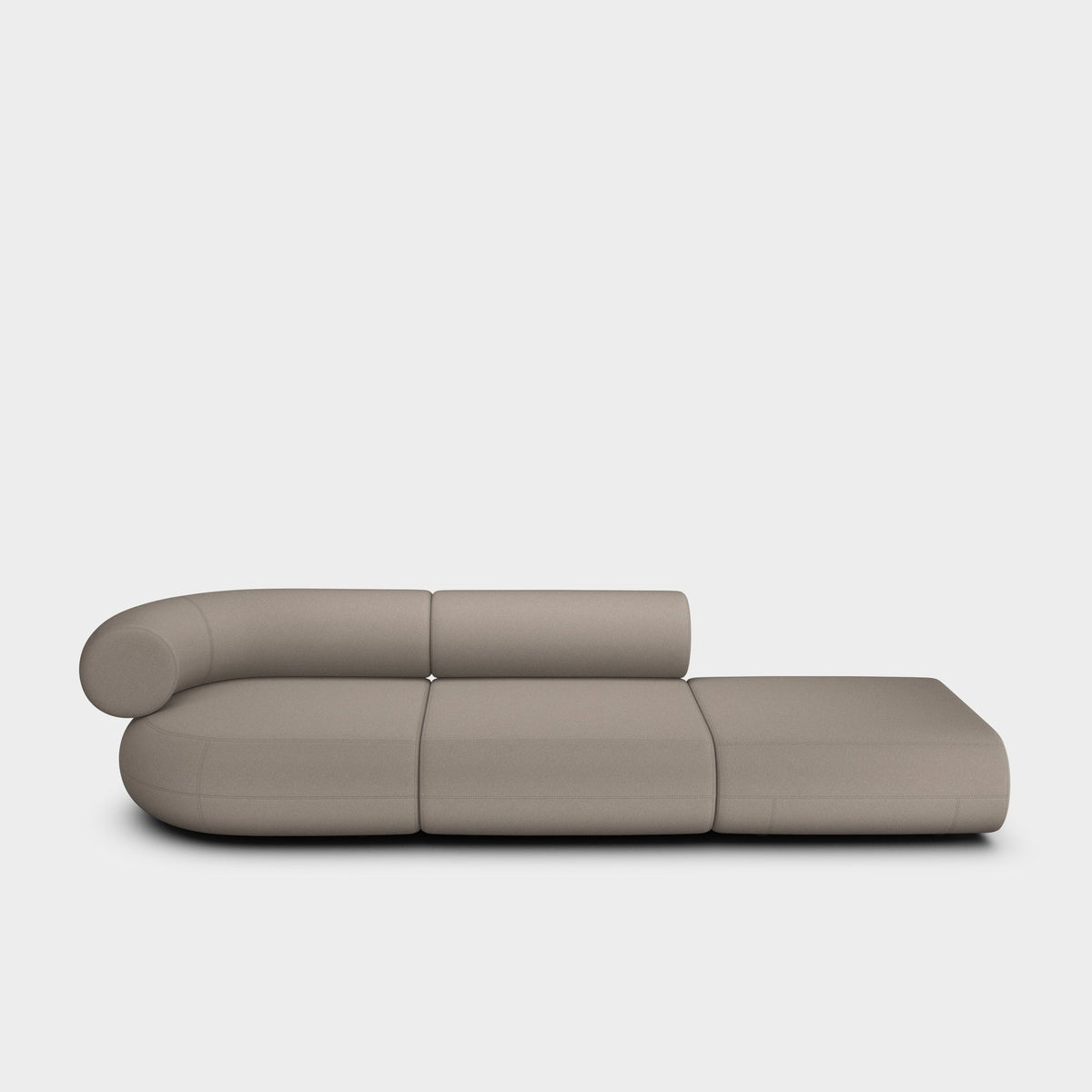 Fat Left Arm Backrest Modular Sofa