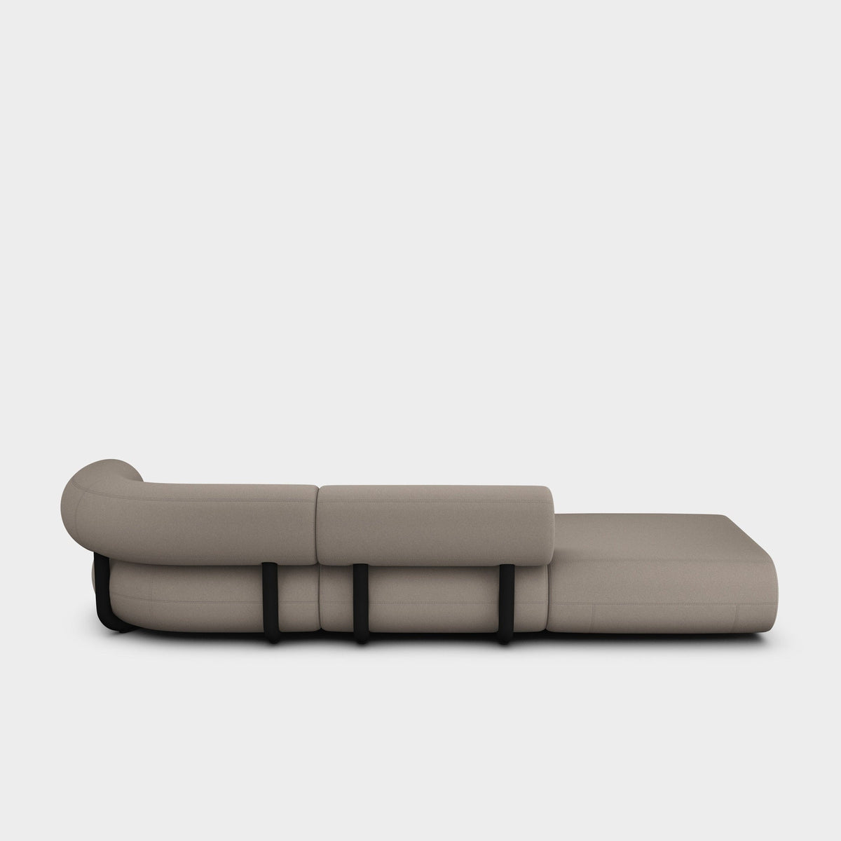Fat Left Arm Backrest Modular Sofa