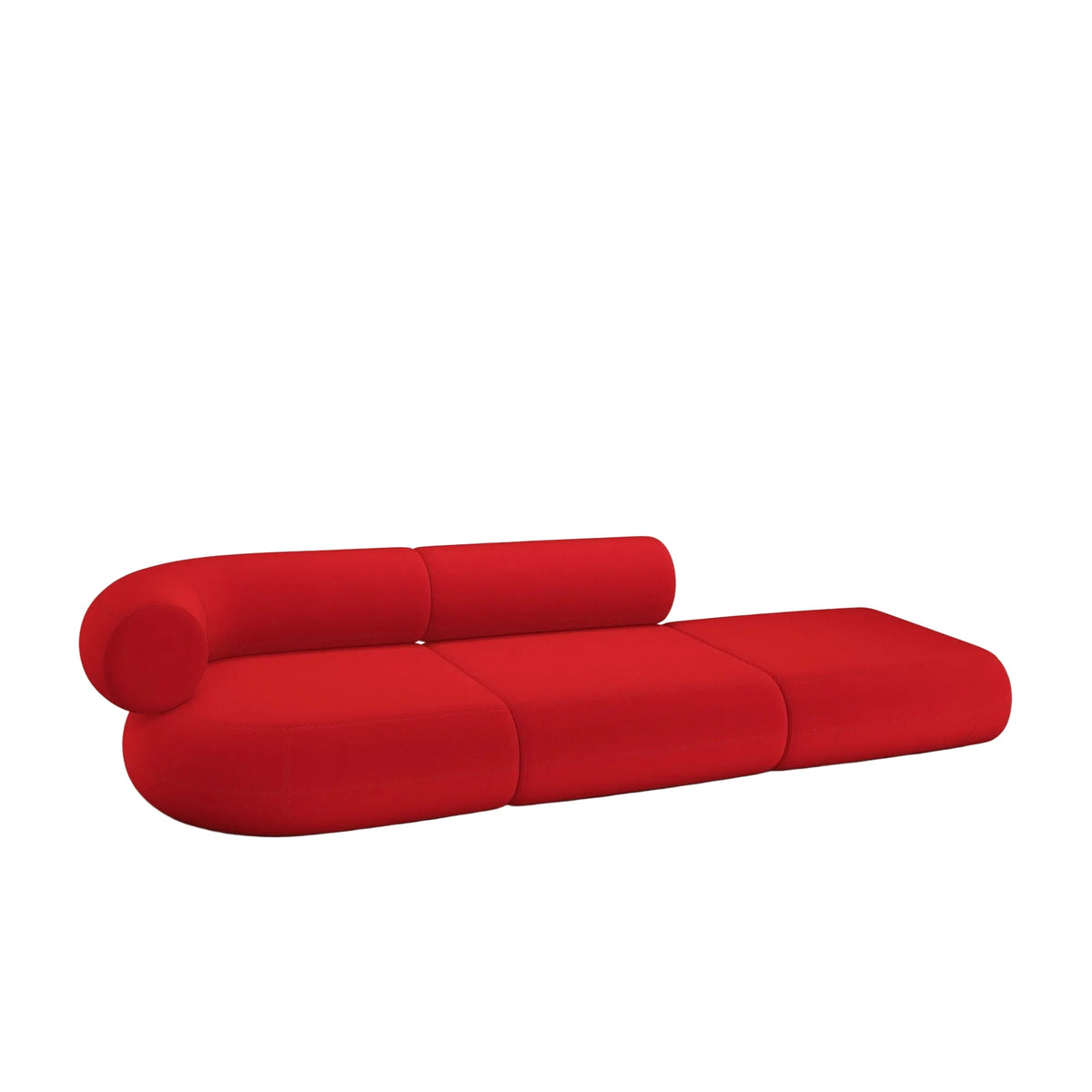 Fat Left Arm Backrest Modular Sofa