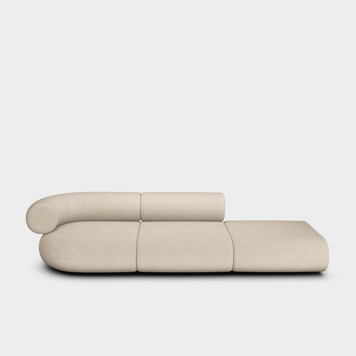 Fat Left Arm Backrest Modular Sofa