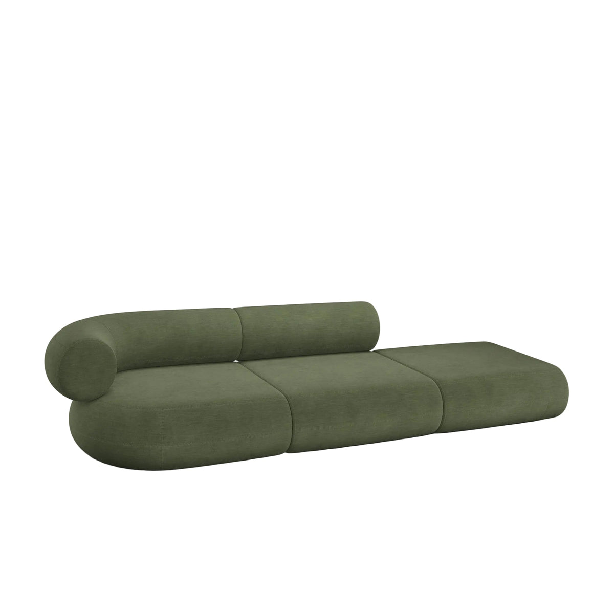 Fat Left Arm Backrest Modular Sofa