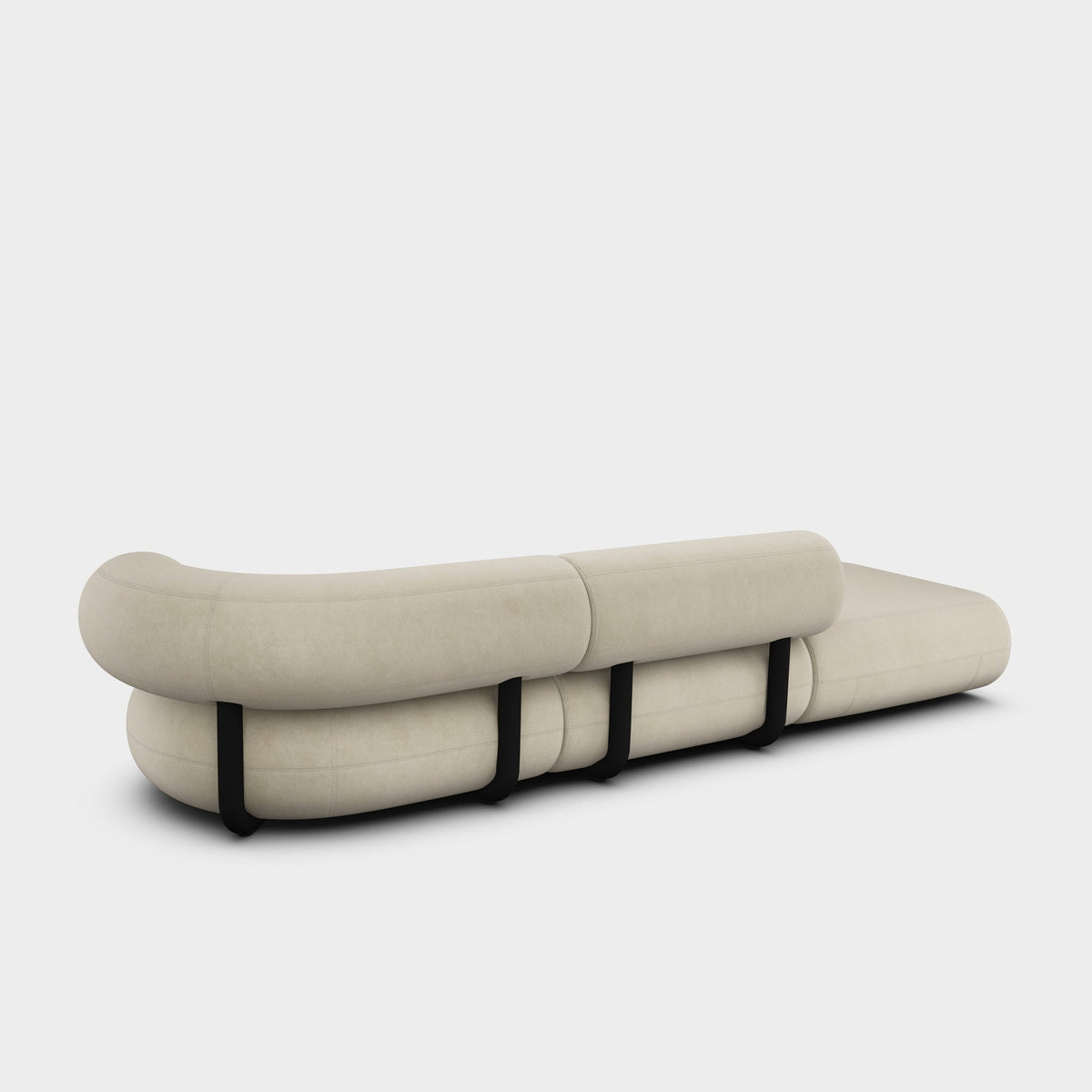 Fat Left Arm Backrest Modular Sofa