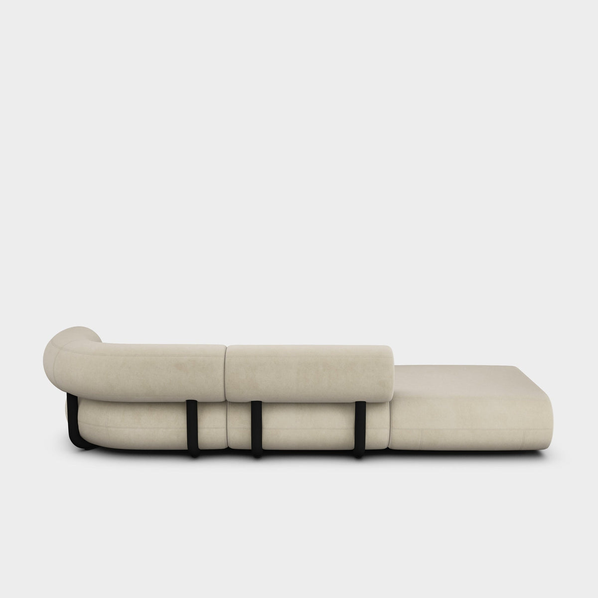 Fat Left Arm Backrest Modular Sofa