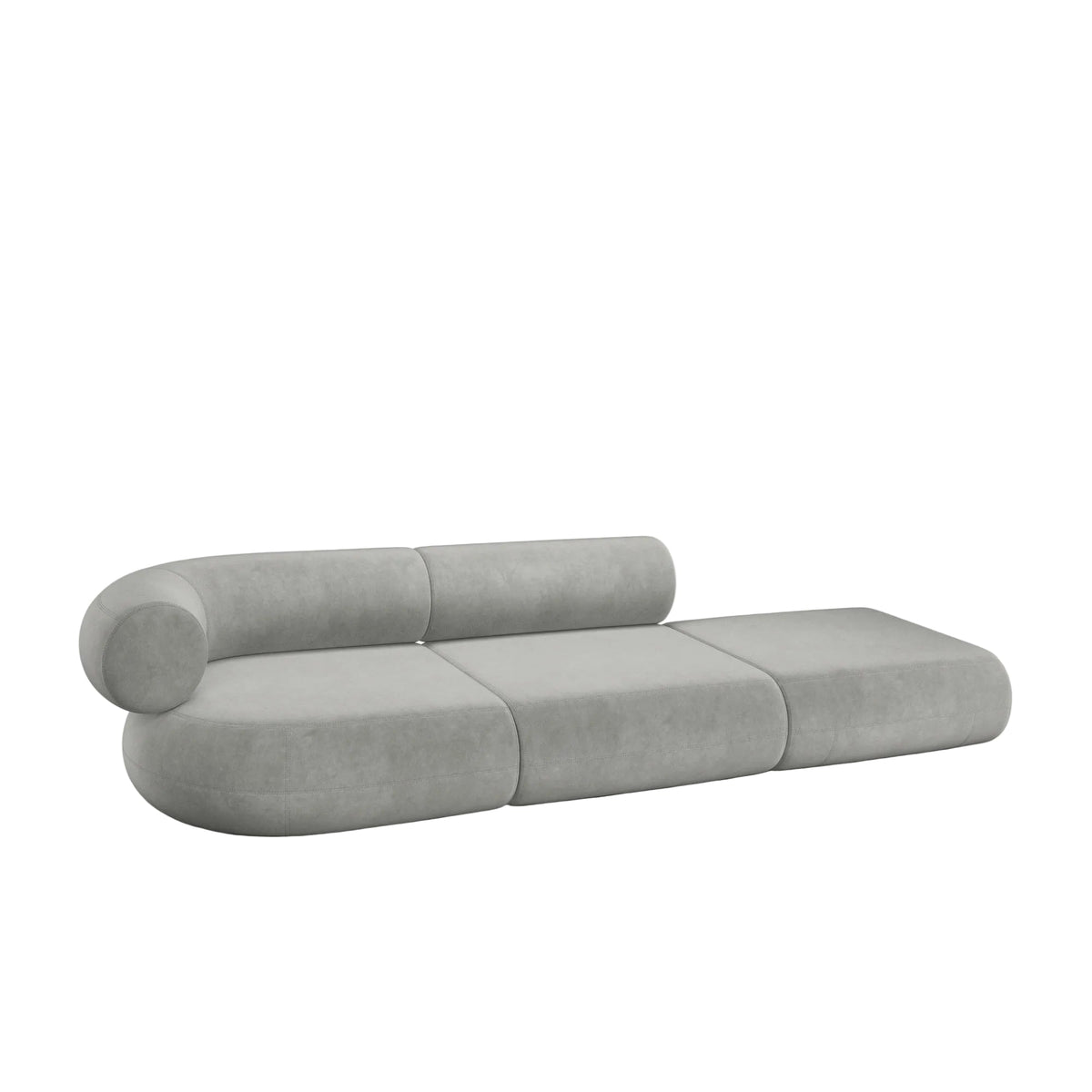 Fat Left Arm Backrest Modular Sofa