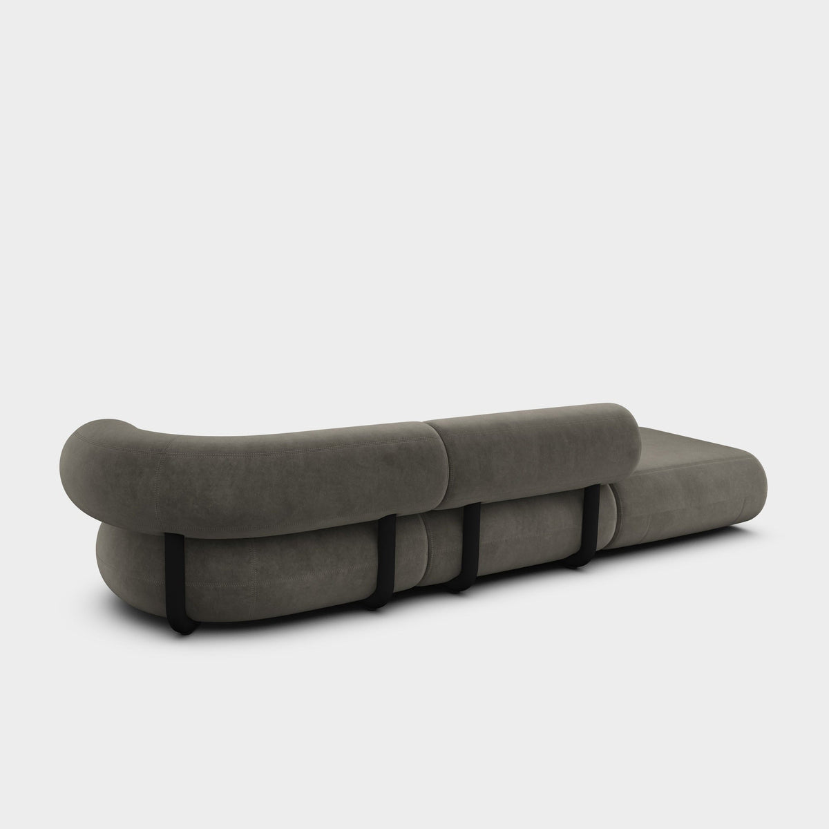 Fat Left Arm Backrest Modular Sofa