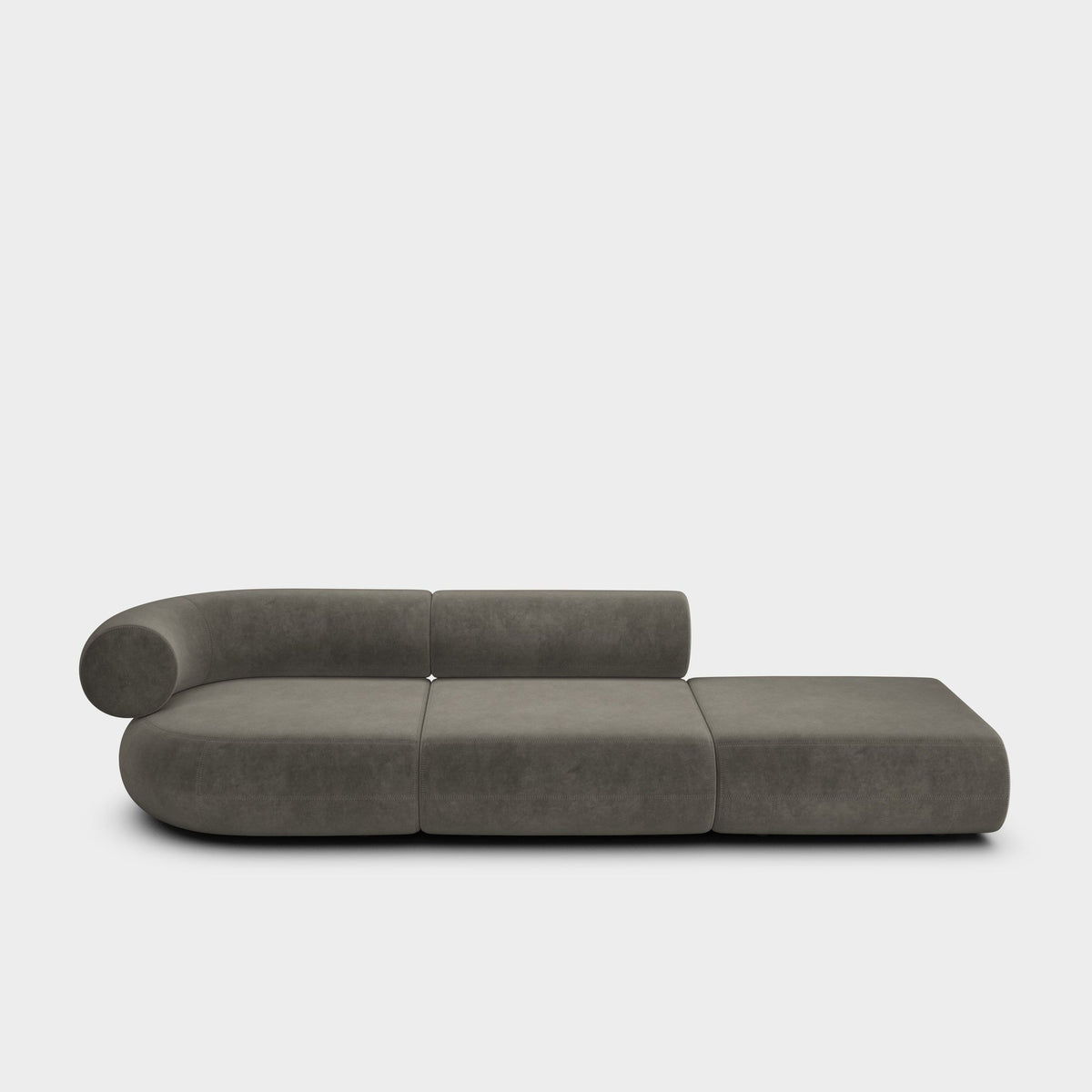 Fat Left Arm Backrest Modular Sofa
