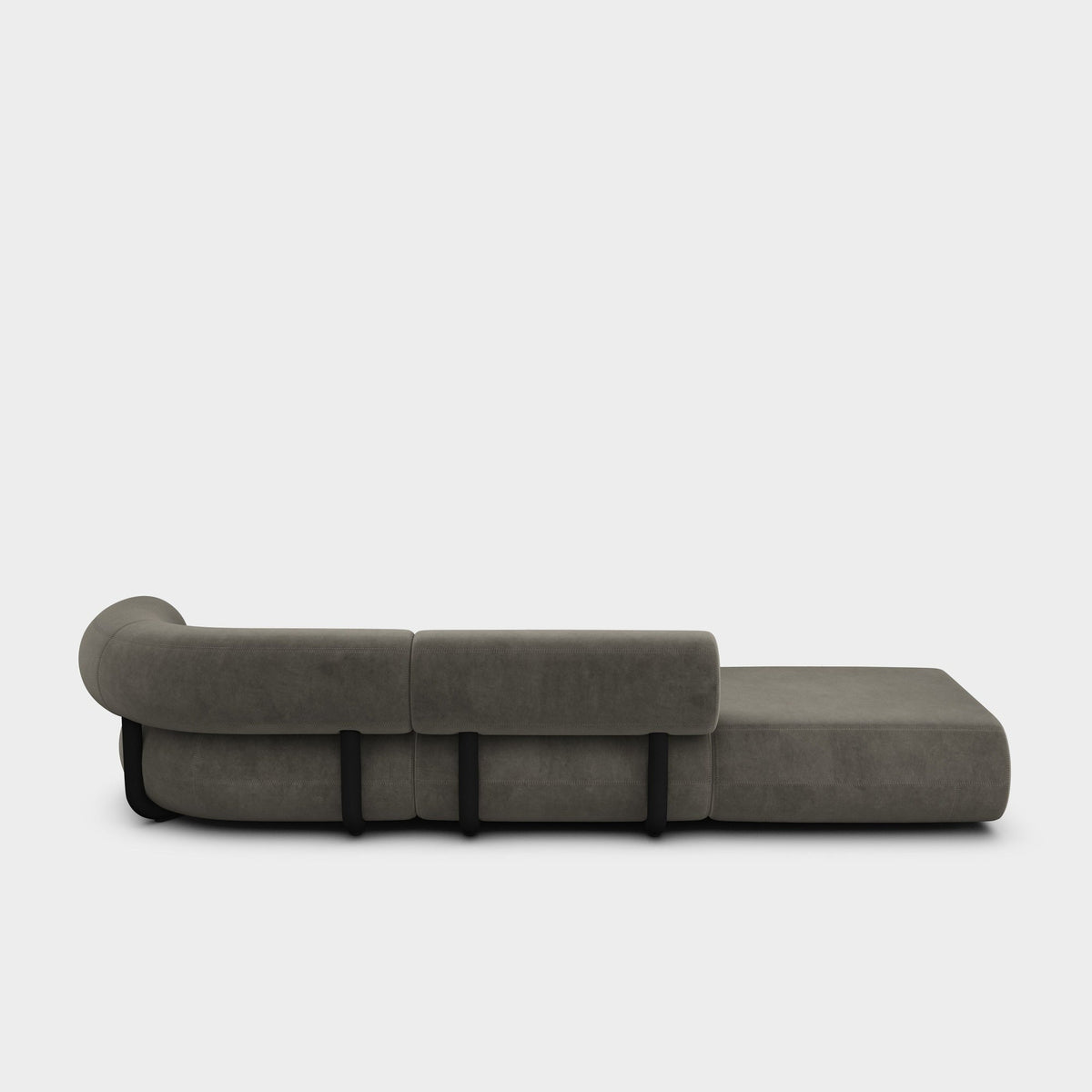 Fat Left Arm Backrest Modular Sofa