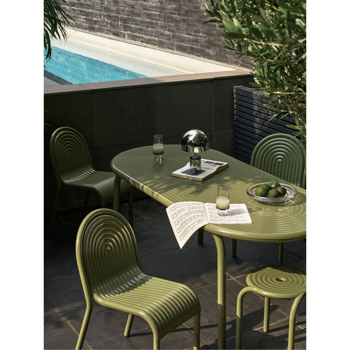 Groove Outdoor Side Chair