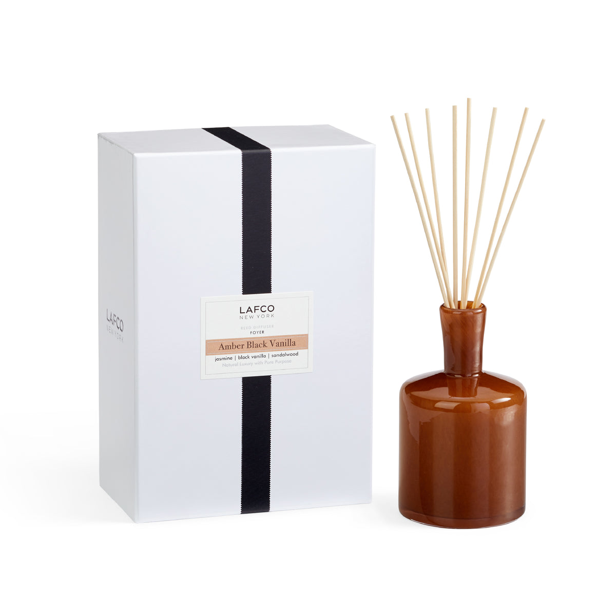 amber black vanilla signature diffuser 15 oz