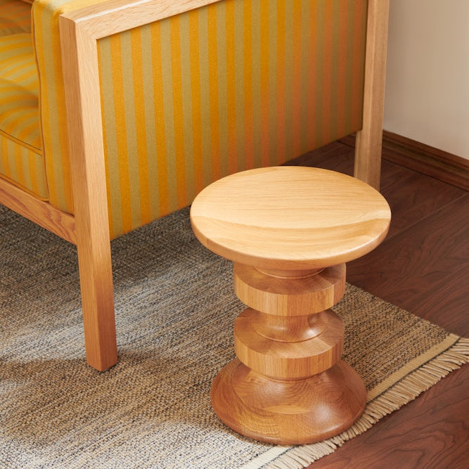 Eames Turned Stool, Shape A