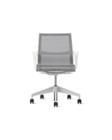 Mineral intercept mesh / white frame / silver-alloy base