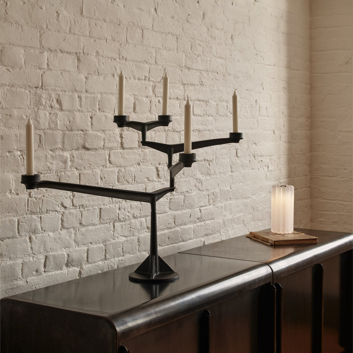Large Candelabra Black