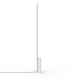 Carrara White Marble / Brass