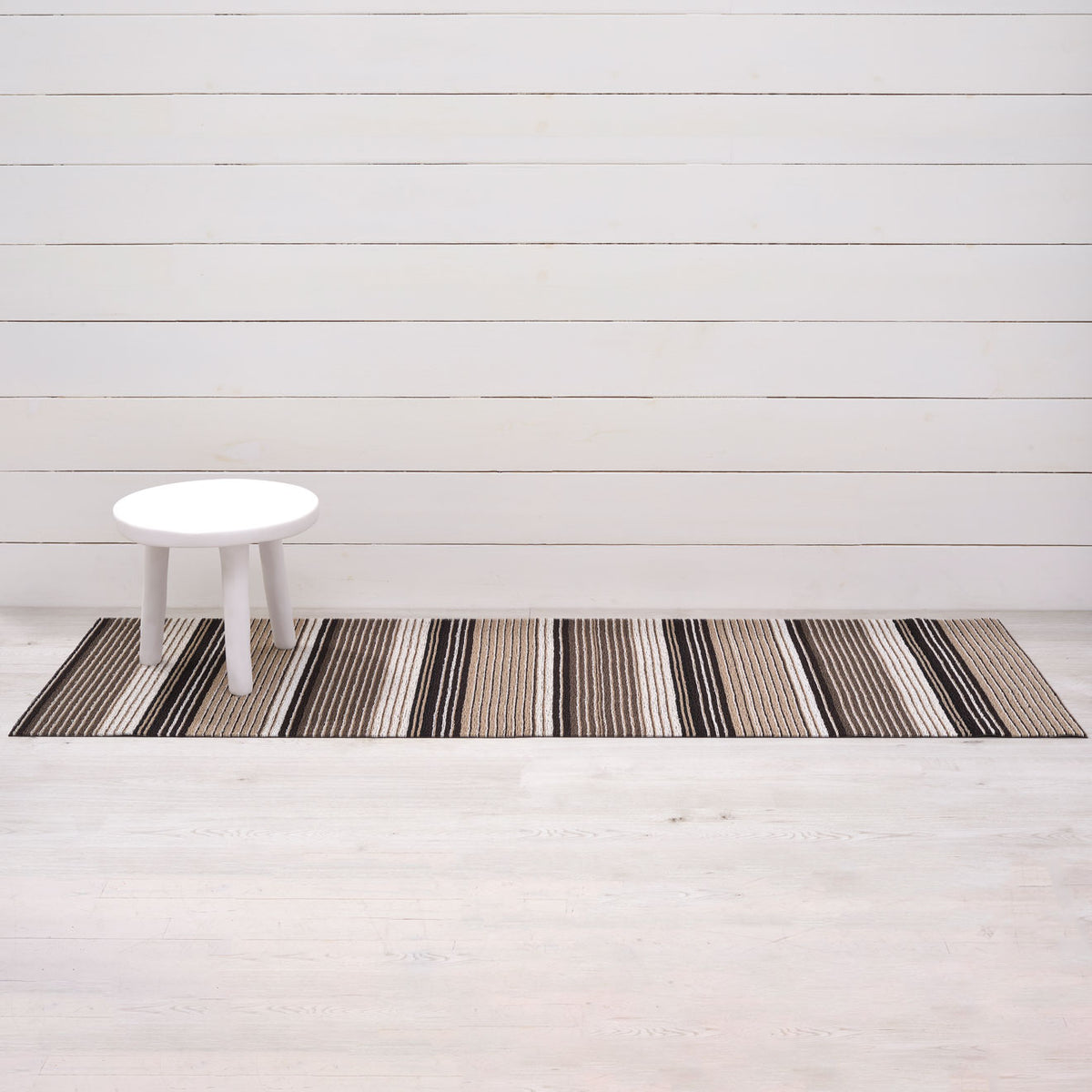 Pleat Stripe Shag Mats
