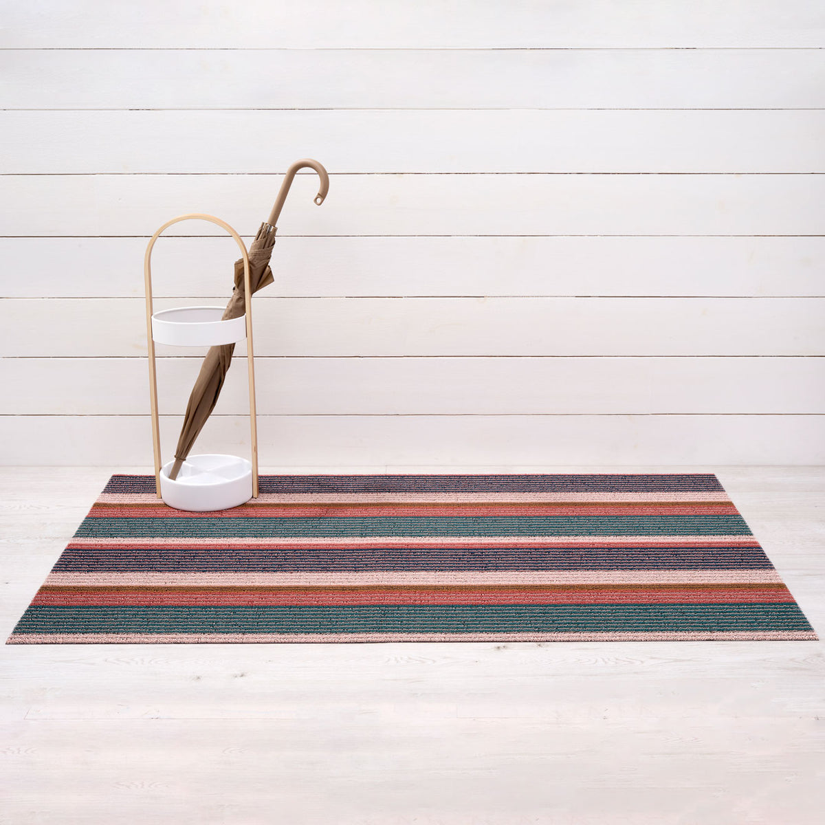 Pleat Stripe Shag Mats