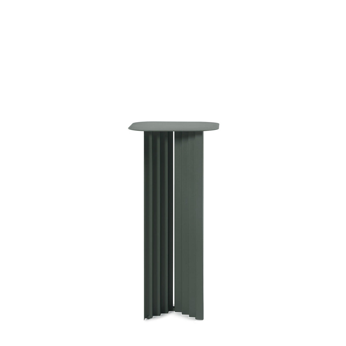 Plec Pedestal Steel Table