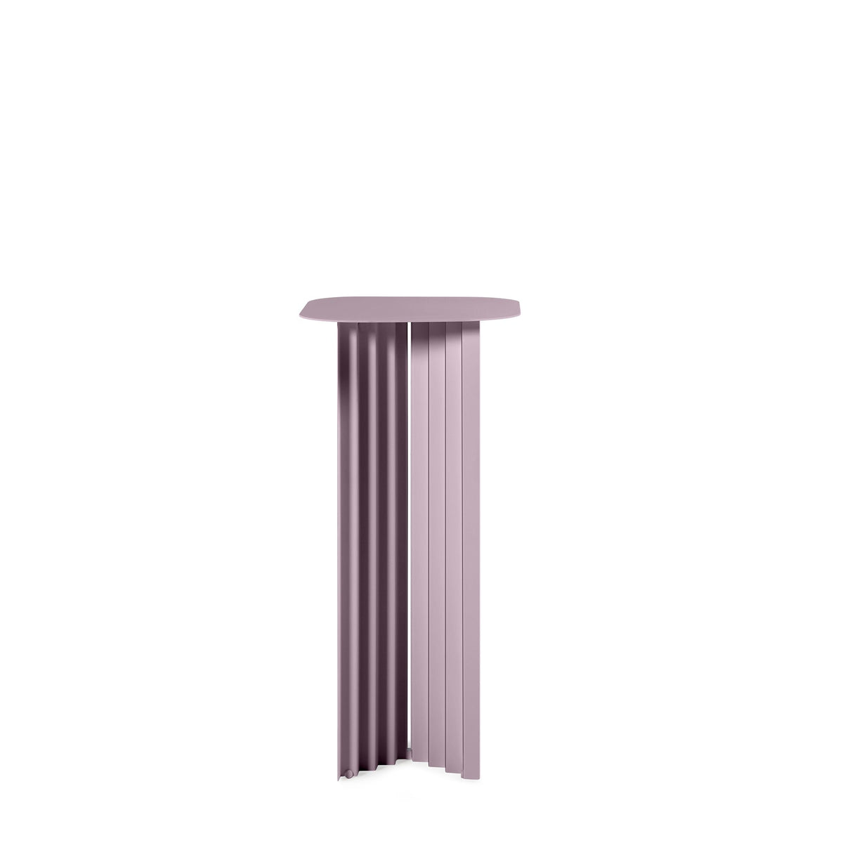 Plec Pedestal Steel Table