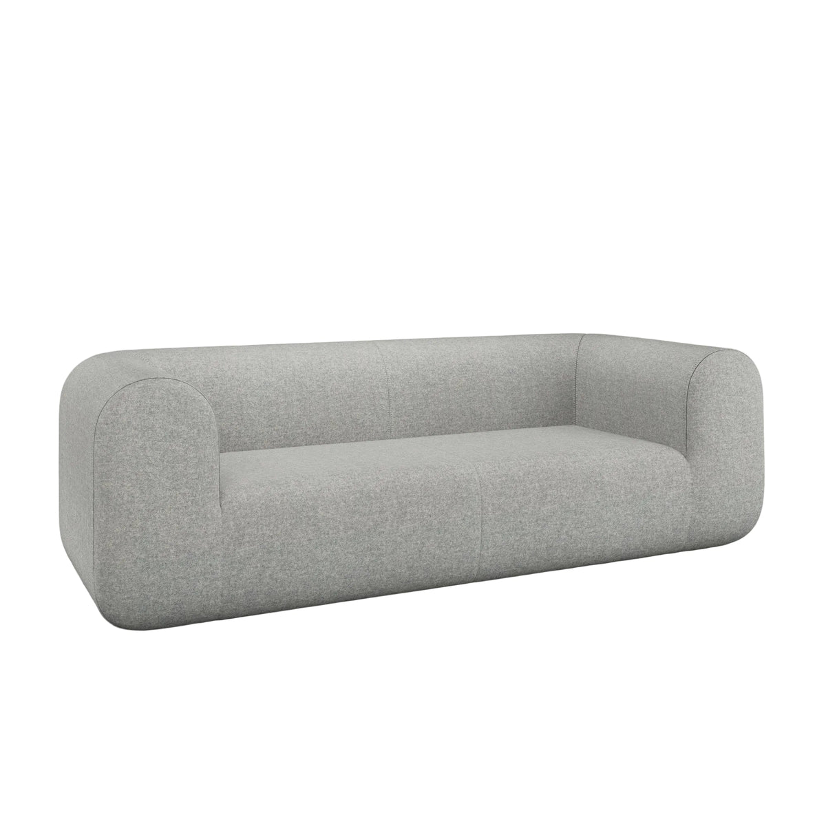 Plump 3-Seater Fixed Sofa