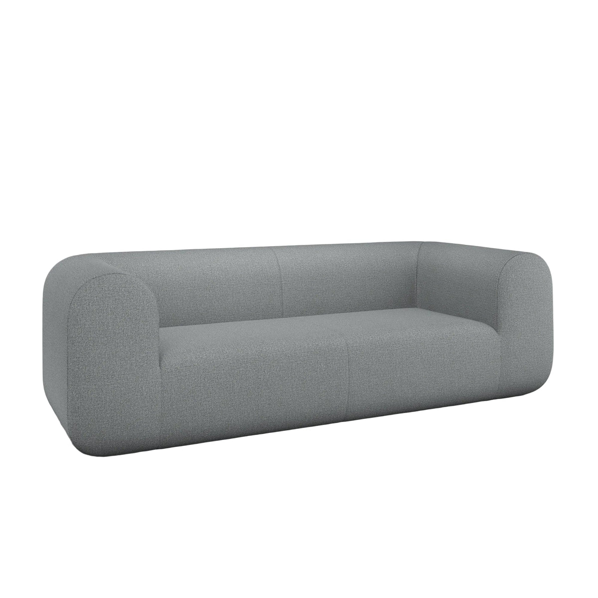 Plump 3-Seater Fixed Sofa