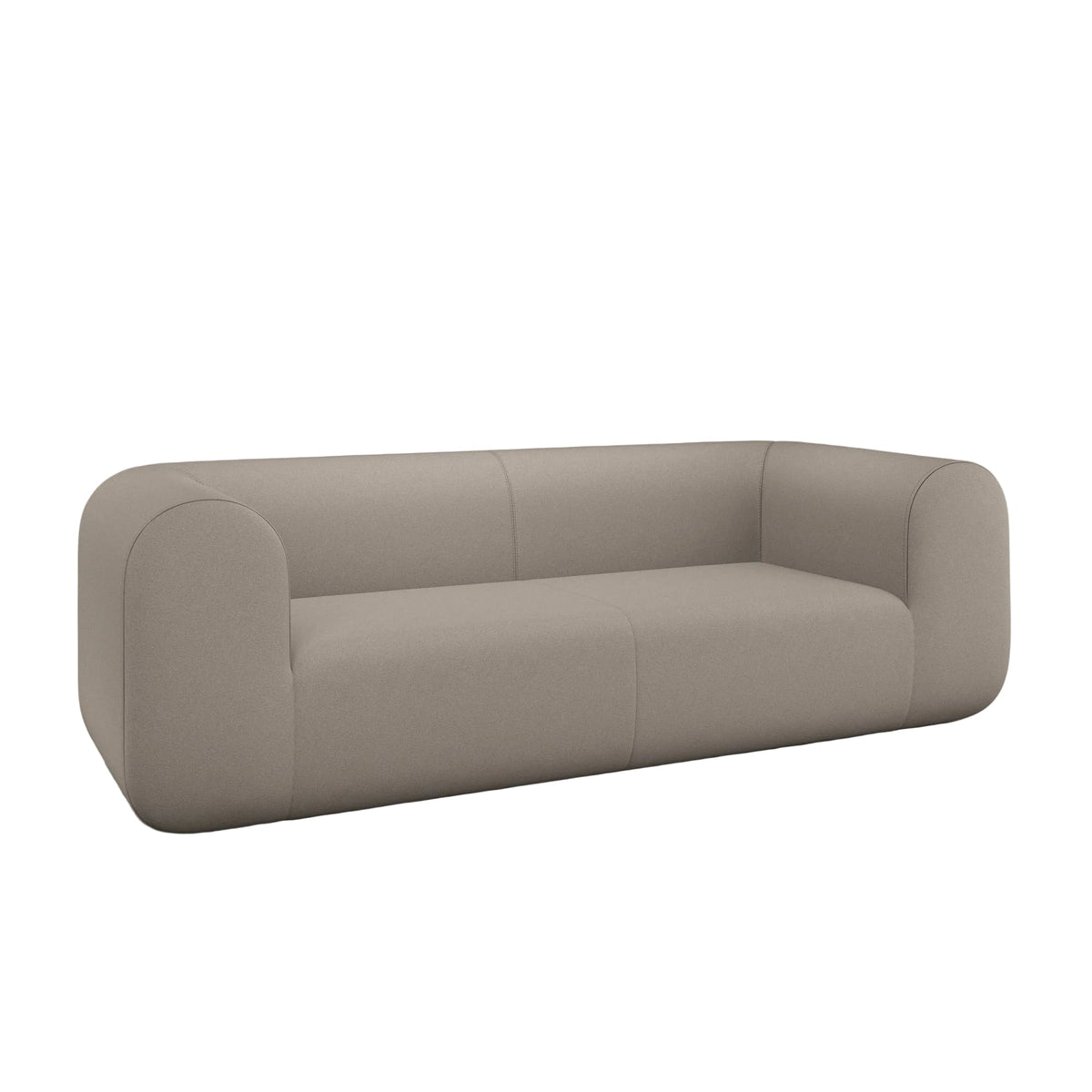 Plump 3-Seater Fixed Sofa