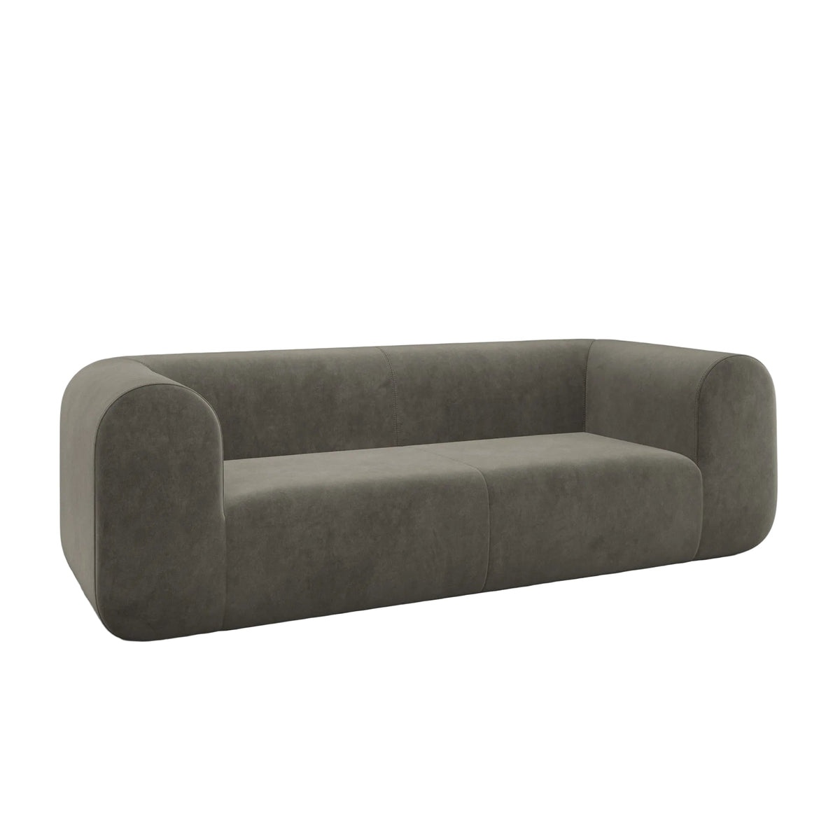Plump 3-Seater Fixed Sofa