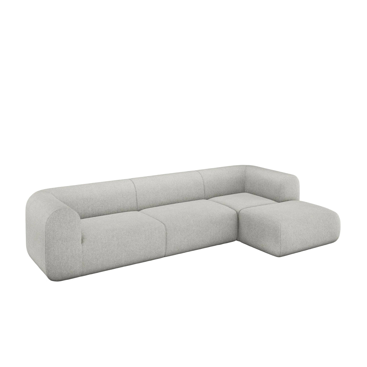 Plump Left Arm & Right Facing Chaise Longue Modular Sofa