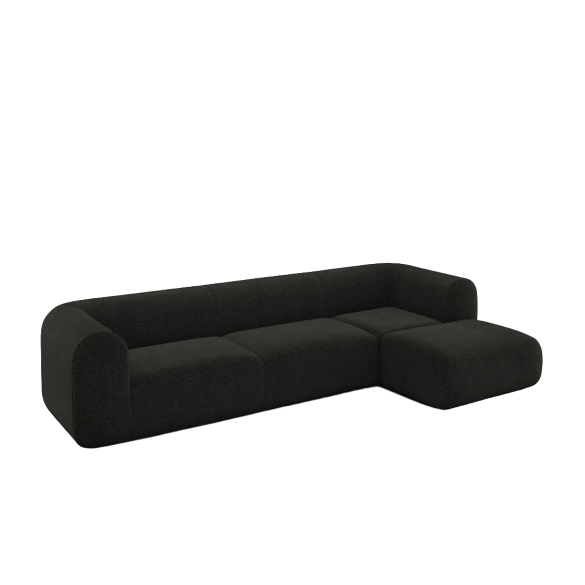 Plump Left Arm & Right Facing Chaise Longue Modular Sofa