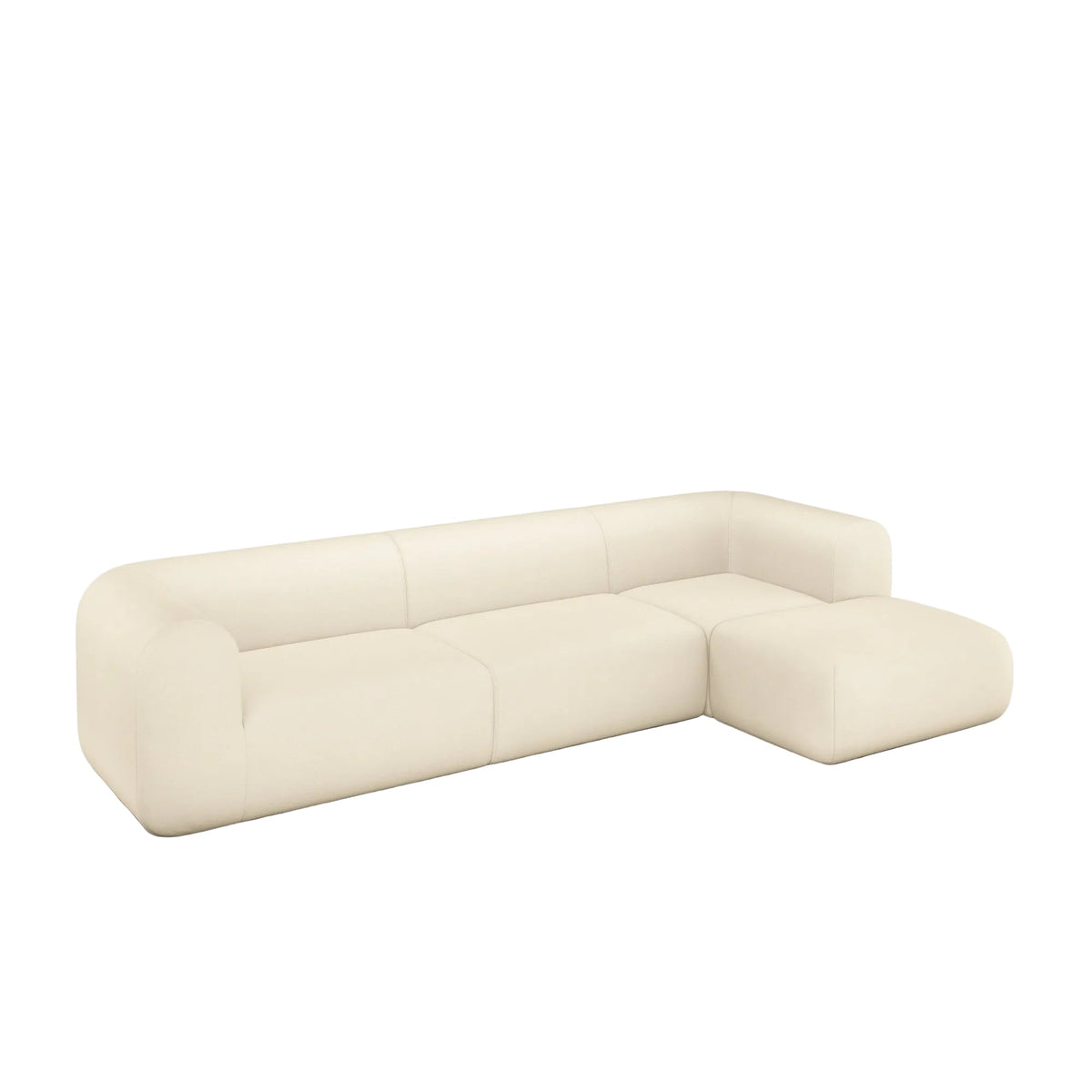 Plump Left Arm & Right Facing Chaise Longue Modular Sofa