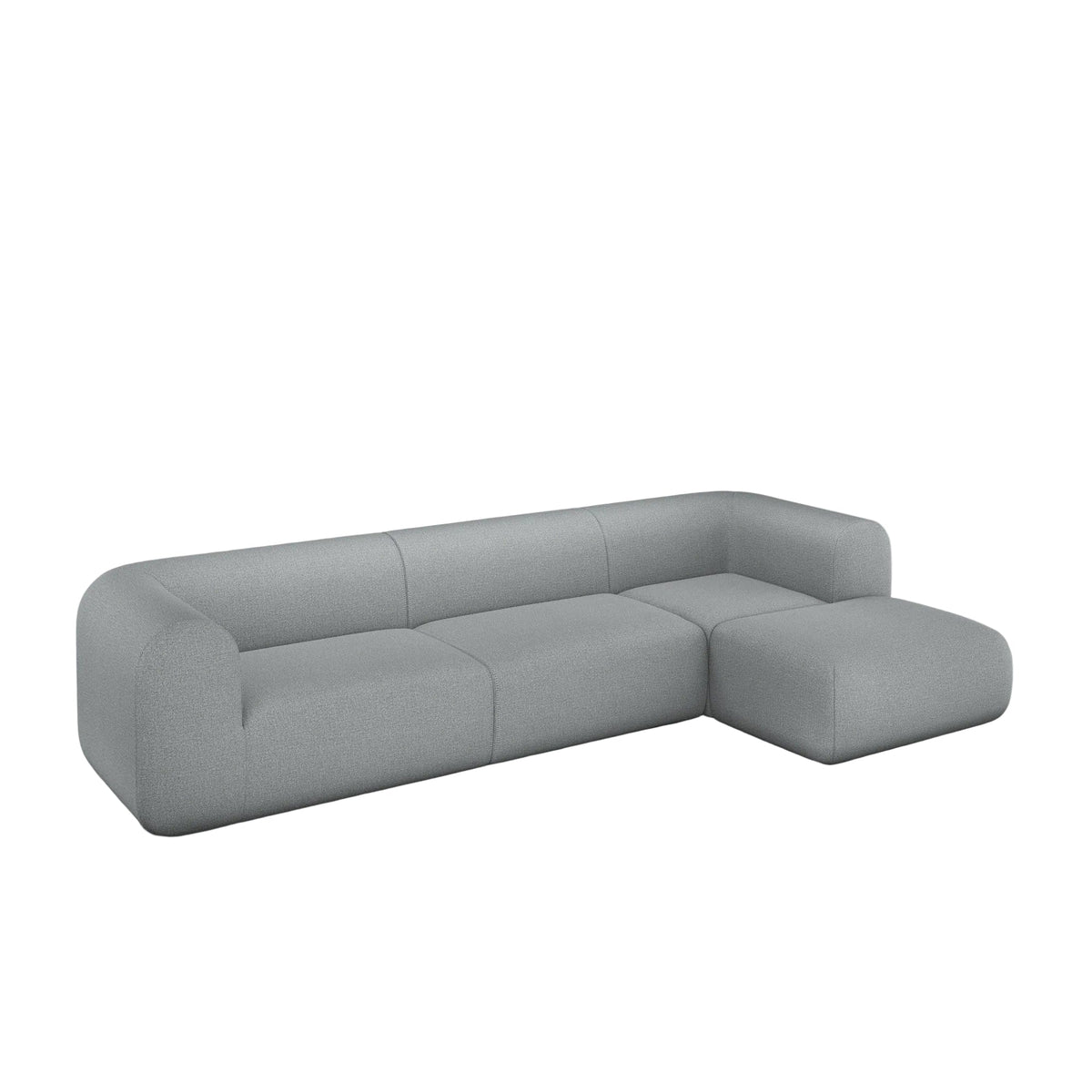 Plump Left Arm & Right Facing Chaise Longue Modular Sofa