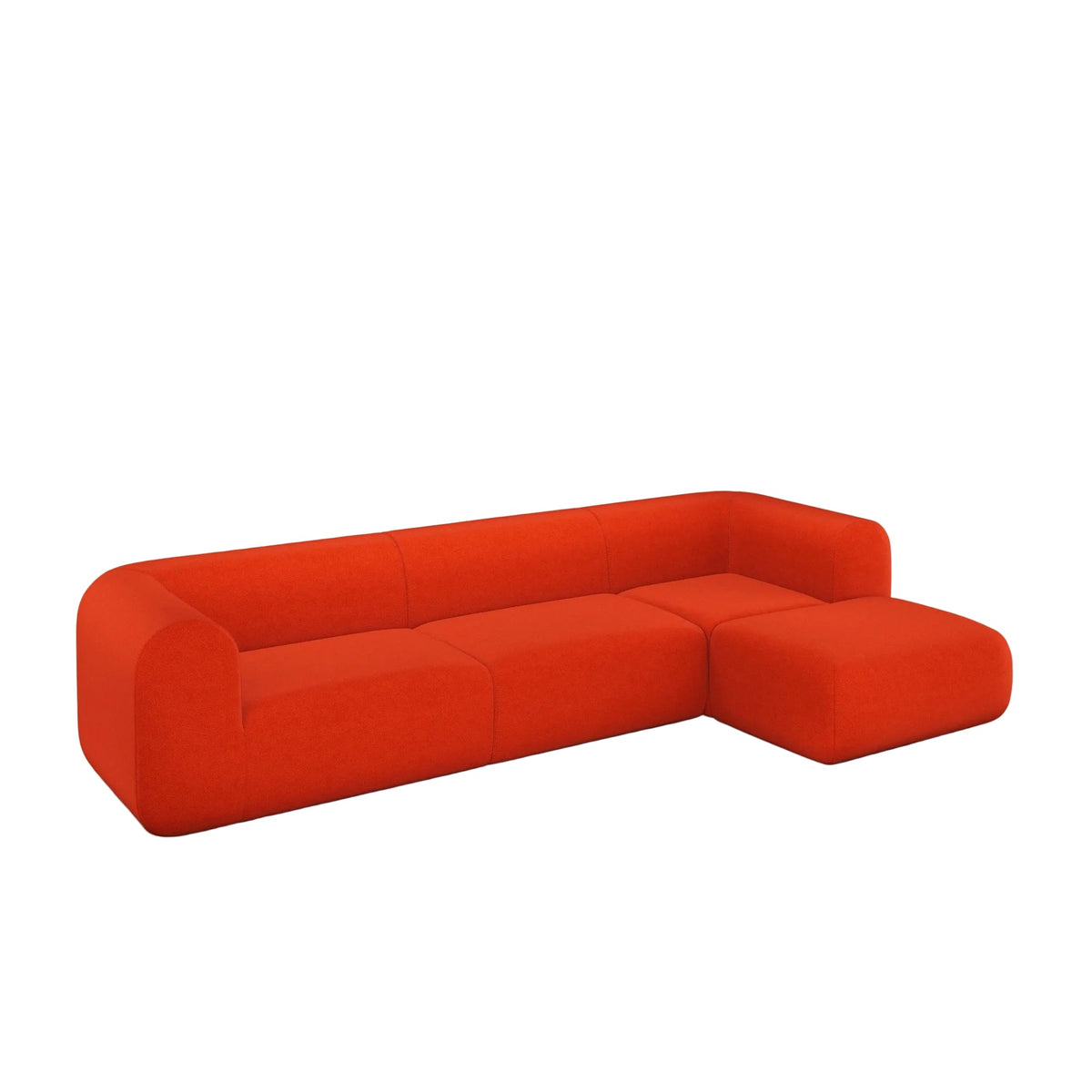 Plump Left Arm & Right Facing Chaise Longue Modular Sofa