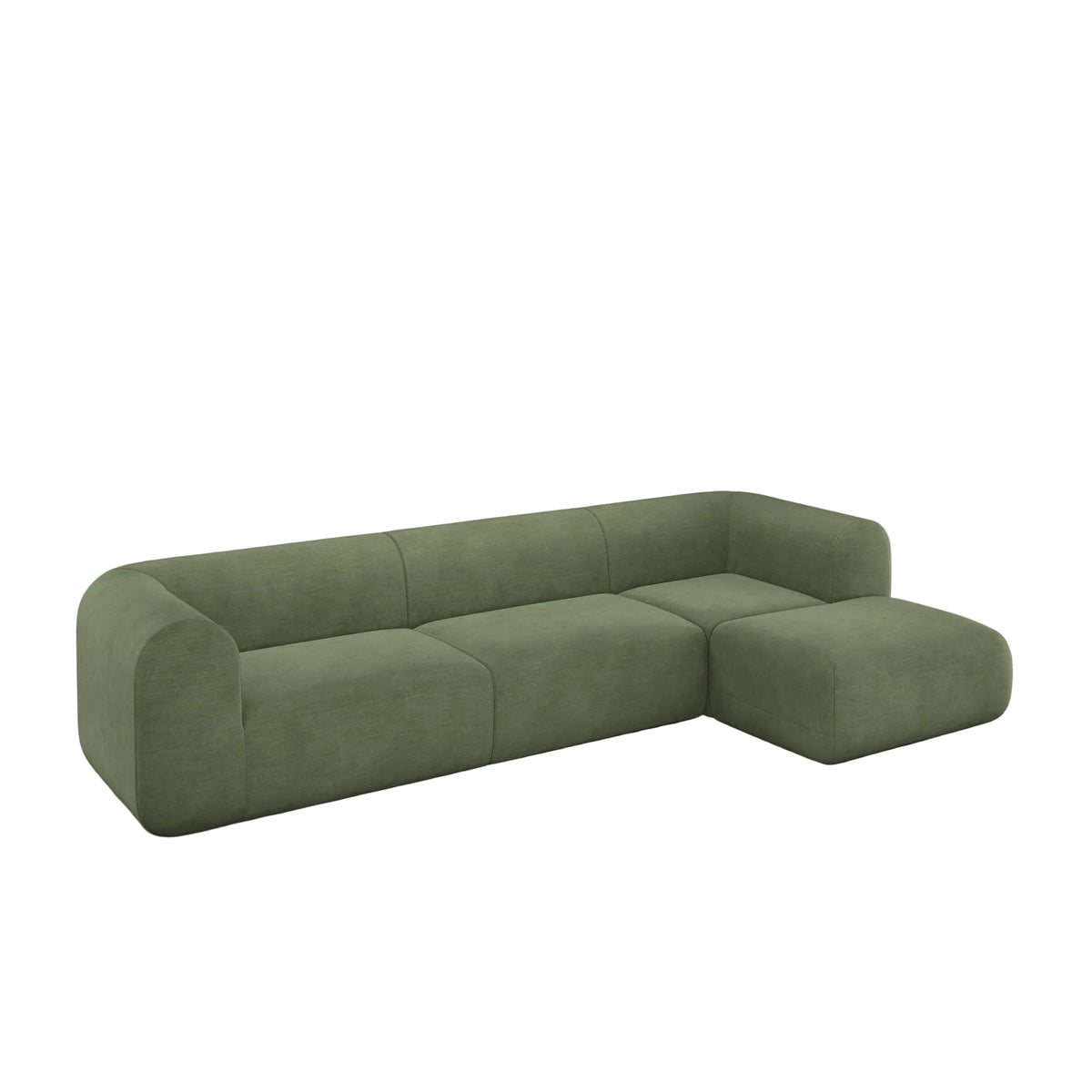 Plump Left Arm & Right Facing Chaise Longue Modular Sofa