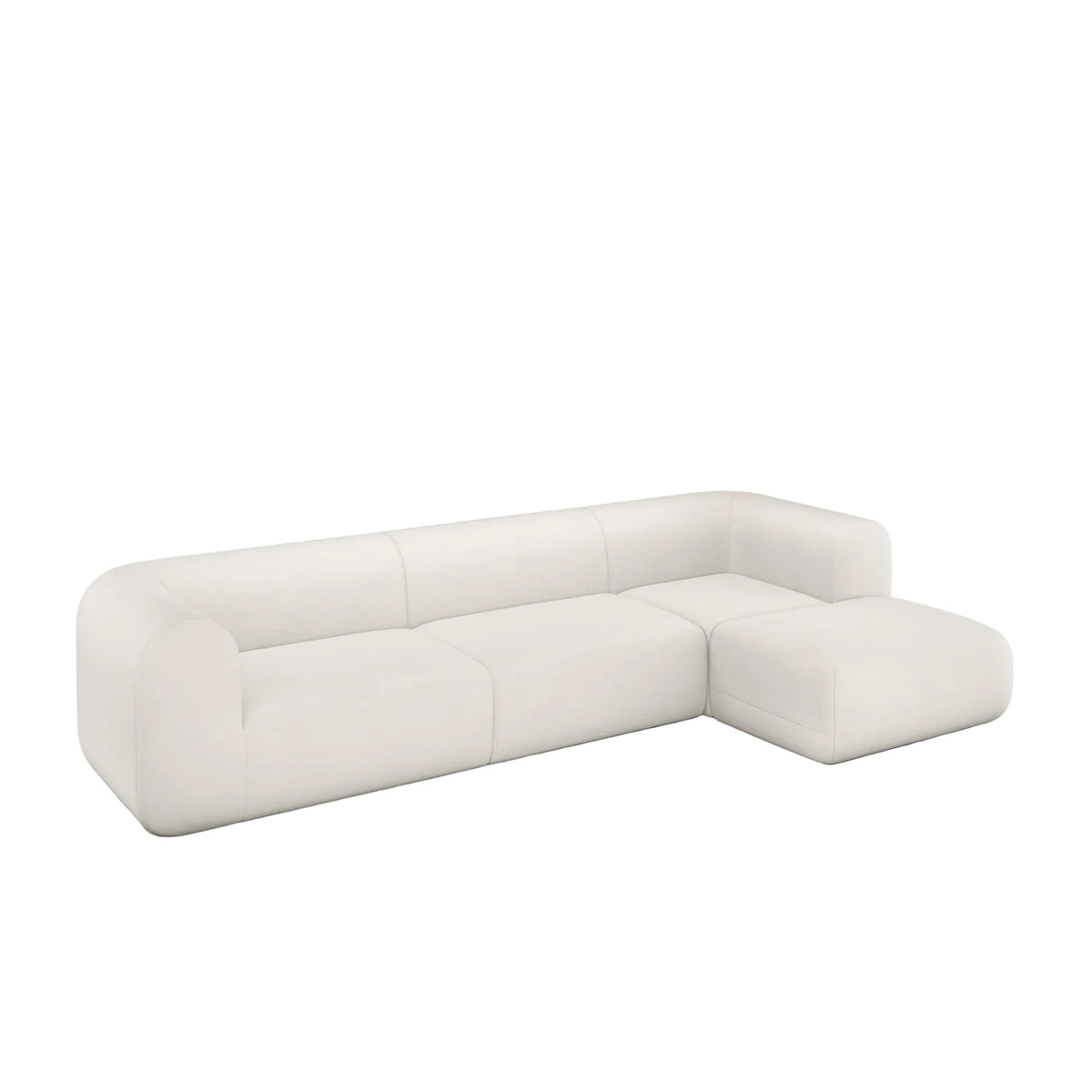 Plump Left Arm & Right Facing Chaise Longue Modular Sofa