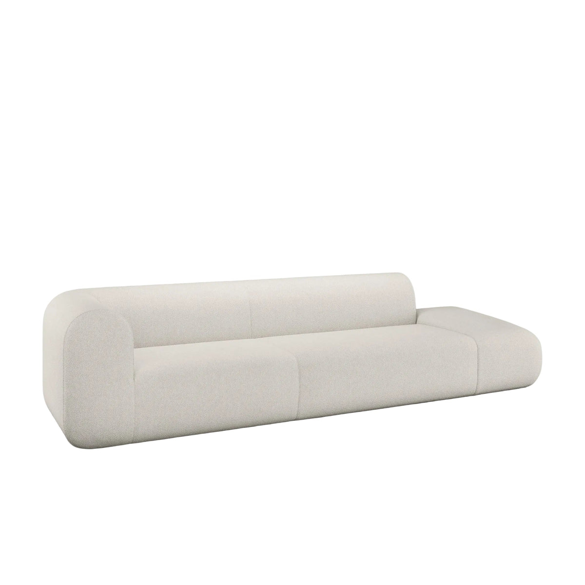 Plump Left Arm Facing Backrest Modular Sofa