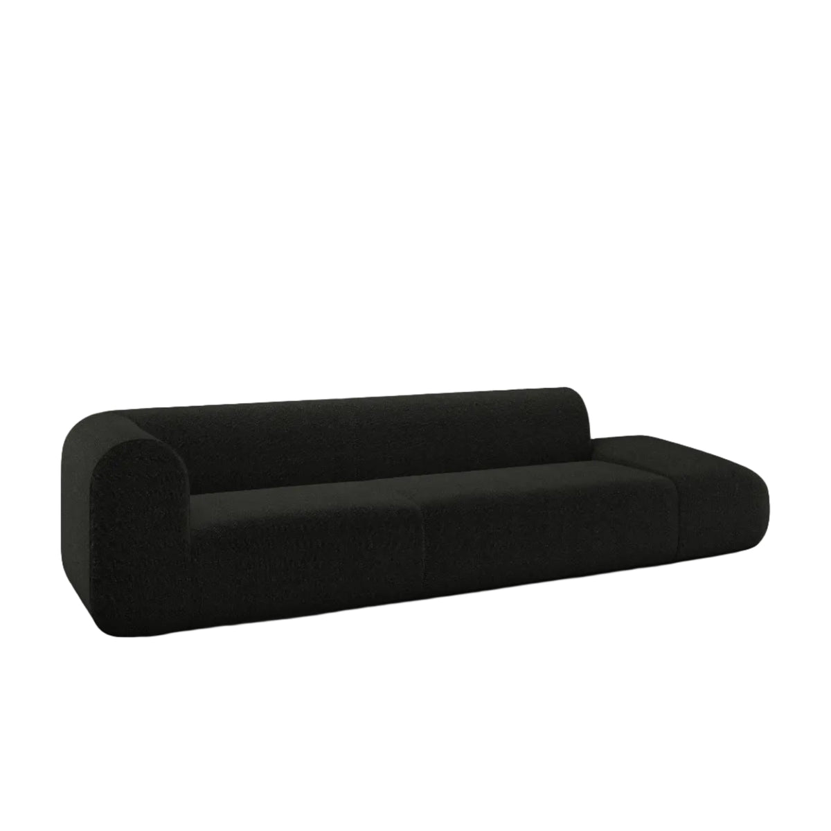 Plump Left Arm Facing Backrest Modular Sofa