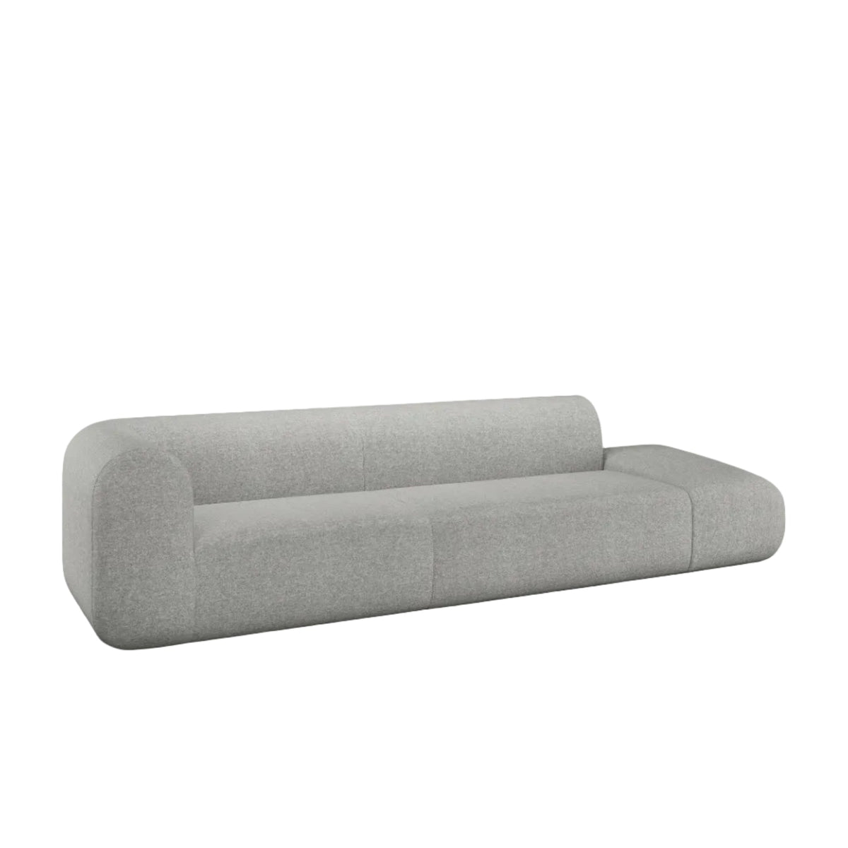 Plump Left Arm Facing Backrest Modular Sofa