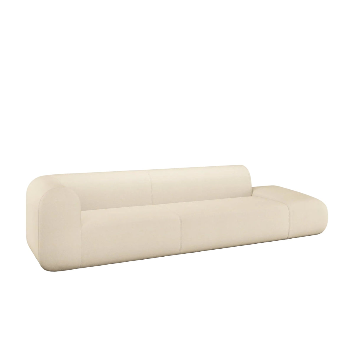 Plump Left Arm Facing Backrest Modular Sofa
