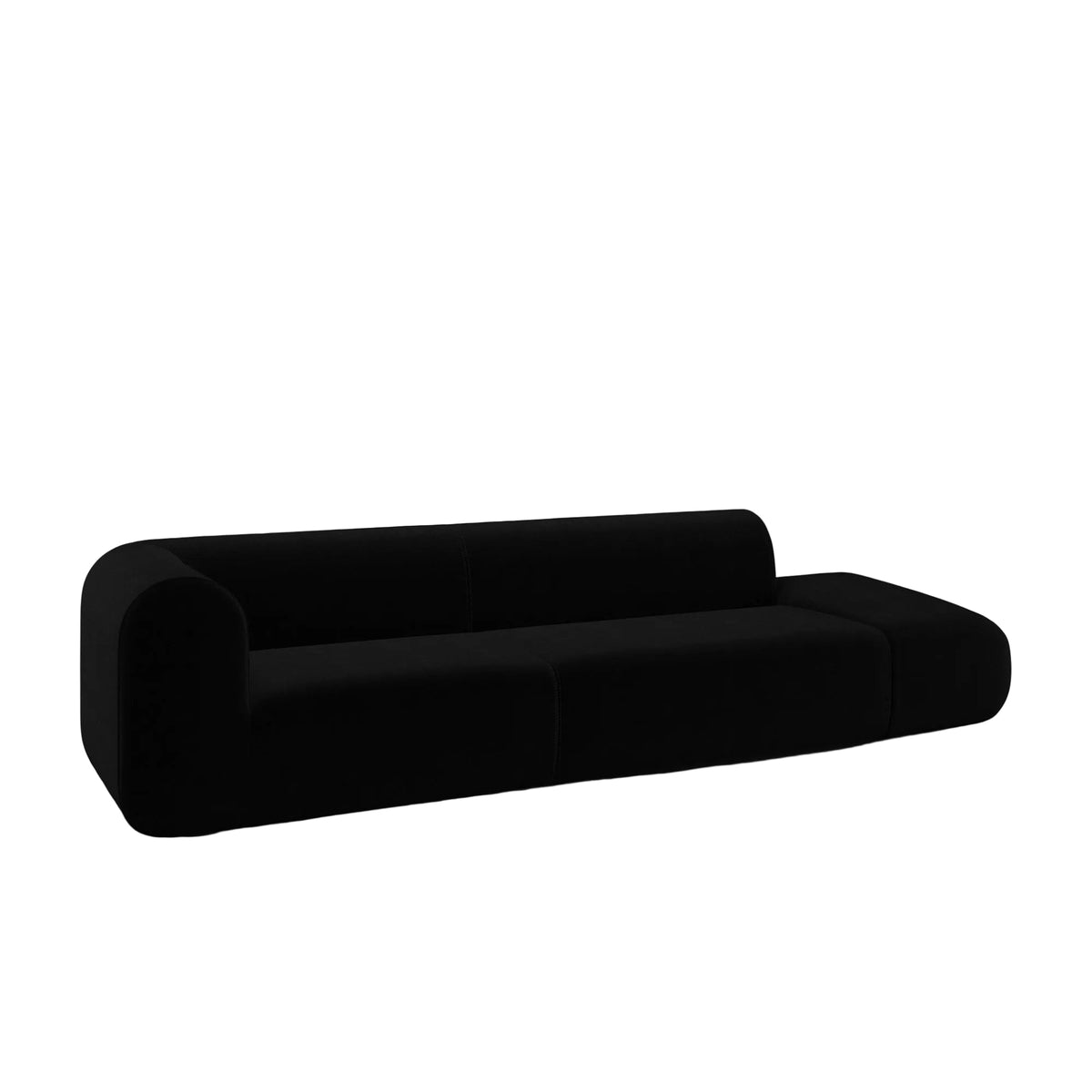 Plump Left Arm Facing Backrest Modular Sofa