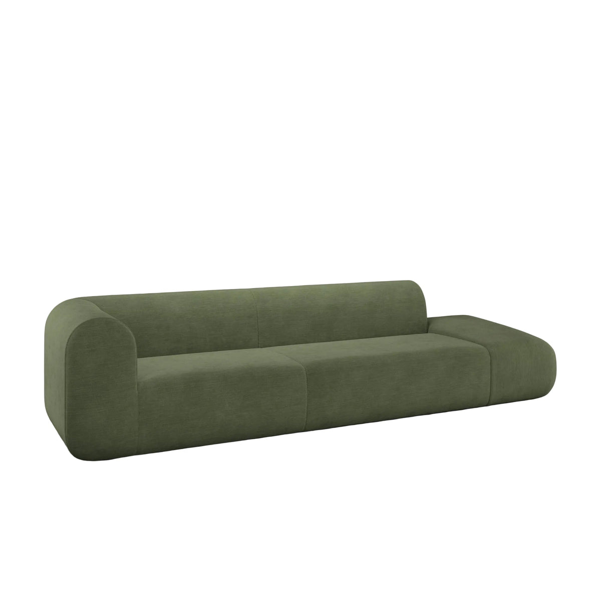 Plump Left Arm Facing Backrest Modular Sofa