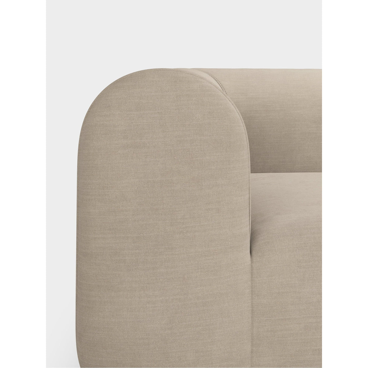 Plump Left Arm Facing Backrest Modular Sofa