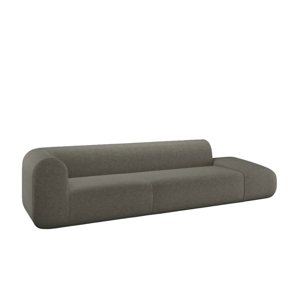 Plump Left Arm Facing Backrest Modular Sofa
