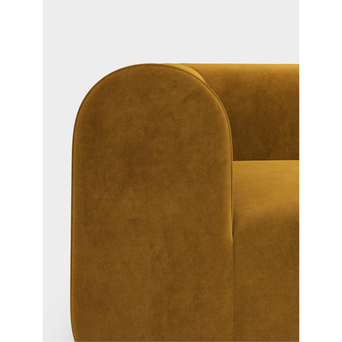 Plump Left Arm Facing Backrest Modular Sofa